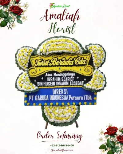 Papan Bunga Duka di Kebonharjo