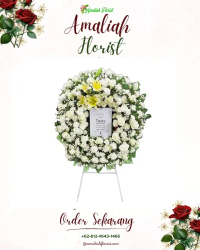 Krans Bunga Duka Cita di Kebonharjo