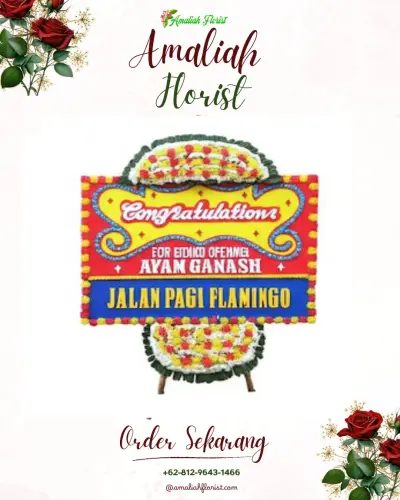 Bunga Papan Congratulation di Kebonharjo